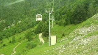 Pyrénées  Station de ski de Fabrèges Artouste  Montée en télécabine [upl. by Seymour]