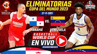 FIBA Eliminatorias Copa del Mundo  Venezuela vs Panamá  Primera Ventana  La Vinotinto en directo [upl. by Feerahs]