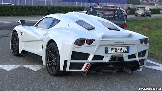 751HP 70 V8 Powered Mazzanti Evantra LOUD Sound  Start Up Revs amp Accelerations [upl. by Erhart556]