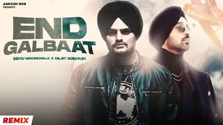 Sidhumoosewala x Diljit Dosanjh  END GAL BAAT Drill Mix  Ankush Rdb  New punjabi songs 2022 [upl. by Ellener]