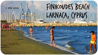 Finikoudes Beach  Larnaca Cyprus [upl. by Annaohj706]