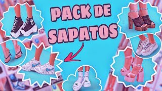 PACK CC FOLDER SAPATOS MASCULINOS E FEMININOS 👠 Sims 4 [upl. by Jepum]