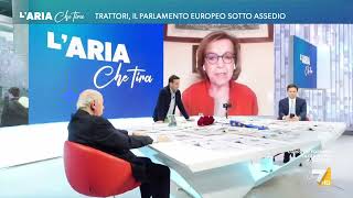 Protesta dei trattori al Parlamento europeo Elsa Fornero contro Matteo Salvini quotÈ tornato in [upl. by Adebayo]