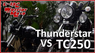 Thunderstar Vs TC250  Warrior En Moto  Motovlog 192 [upl. by Westlund]