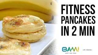 FITNESS PANCAKES in 2 Minuten Low Carb simpel diät [upl. by Huberto]