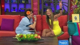 Doña Meche interrogó a Ximena Córdoba la nueva reportera del clima  Despierta América [upl. by Bathsheeb]