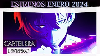 ESTRENOS ANIME TEMPORADA INVIERNO 2024 [upl. by Cally]