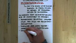 Solidariteitsbeginsel Economiepaginacom [upl. by Kenelm]