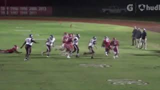 Jody Easter  2020  Junior Season Football Highlights [upl. by Attinahs462]