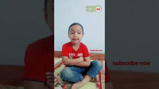 Child Saying kalema taiyeba bangla  কালেমা তাইয়্যেবা বাংলা অর্থ short [upl. by Arri195]