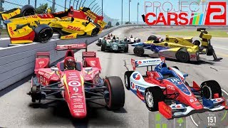 Project CARS 2 Indycar Crash and Fail Compilation [upl. by Nosilla]