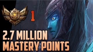 BRONZE KALISTA 2700000 MASTERY POINTS Spectate Highest Mastery Points on Kalista [upl. by Jakoba]