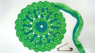 Doormat making at home Super beautiful doormat idea Paydan banane ka tarika Home Creativity [upl. by Odicalp937]