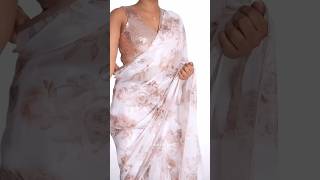 Loose Pallu Hack  How to drape a saree perfectly  Saree Draping  Rose Gold Saree  shorts [upl. by Ramraj]