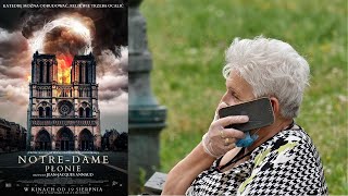 Notre Dame się pali  mówi Hymel Jadwiga [upl. by Ezeerb473]