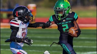 BEASTMODE Runs  Youth Football  stiff arms and truck stick [upl. by Aihpledalihp374]