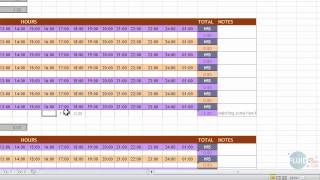 How to use the Timesheet Template to record your work and projects [upl. by Otes]