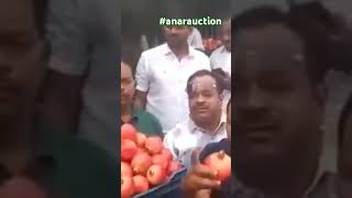 how anar selling at mandi trendingshorts fruitsauctionreliancefresh [upl. by Kasey102]