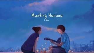 D Rae  Munting Harana Beat Prod by Matthew May Lyric Video [upl. by Antonia598]