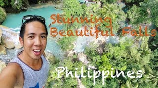 Philippines Davao City Samal Stunning Beautiful Falls Hagimit Falls Cliff diving Cinematic [upl. by Anegroeg]