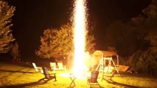 1000 sparkler rocket  bomb  torch  fountain  volcano  what ever you want to call it [upl. by Aeriel]