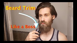 Beard and Moustache Trimming How to Do It the Right Way [upl. by Eentirb946]