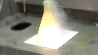 Chlorine Gas and Aluminium reaction only [upl. by Uel]