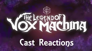 Critical Role  Kickstarter Cast Reactions  Legend of Vox Machina [upl. by Johathan]