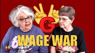 2RG REACTIONWAGE WAR  MANIC Two Rocking Grannies Reaction [upl. by Enilrac]