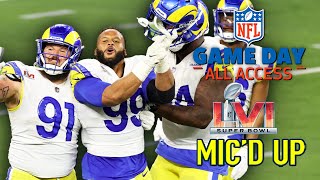 NFL Micd Up Super Bowl LVI quotHey Im Joequot  Game Day ALL Access [upl. by Pleasant]