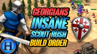 THE BEST WAY TO PLAY GEORGIANS  AoE2 Build Order [upl. by Belvia345]