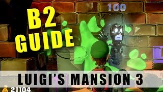 Luigis Mansion 3 B2 walkthrough  100 B2 Boilerworks guide including how to smash the brick wall [upl. by Nyleahs]