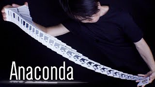 Anaconda  Dribble  Tutorial de Cardistry [upl. by Ahseyk]