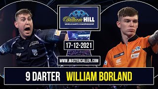 9Darter William Borland PDC World Championship 2021 [upl. by Hayotal636]