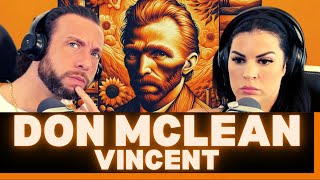 POETRY VS PAINT ONE MASTERFUL ARTIST TO ANOTHER First Time Hearing Don McLean  Vincent Reaction [upl. by Talbott]