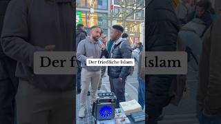 Der FRIEDLICHE ISLAM ☪️😰 jesus jesuschristus islam moslem moslems frankfurt deutschland [upl. by Blackmore]