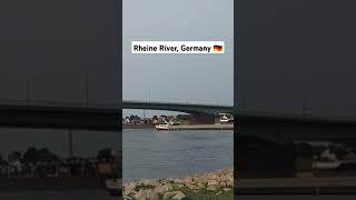 Rheine River of Düsseldorf Germany 🇩🇪 rheine dusseldorf germany shorts viralvideo [upl. by Artaed]