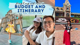 Hong Kong amp Macau Vlog Itinerary  P30k ALL IN budget for 6D5N [upl. by Socram251]