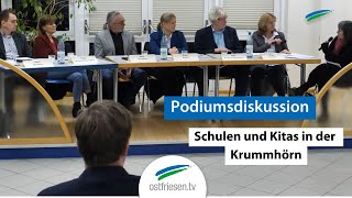 Livestream – Podiumsdiskussion zum Thema Schulen und Kitas in der Krummhörn [upl. by Llerod413]