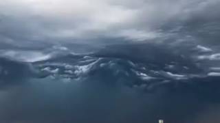 Timelaspe of undulatus asperatus clouds gravity waves [upl. by Holofernes627]