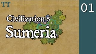 Civilization 6  Sumeria  King  1 [upl. by Analeh]