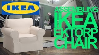 Ikea EKTORP Chair Assembly [upl. by Nyhagen111]