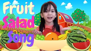 Fruit Salad Song  Watermelon Song  Nursery Rhymes For Kids With Lyrics [upl. by Ainoz]