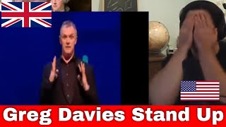 American Reacts Greg Davies  Nicknames  Royal Variety Performance 2011 [upl. by Colleen]