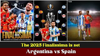 Finalissima 2025 Argentina vs Spain will be the Finalissima 2025 [upl. by Charla]