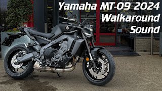 Yamaha MT 09 2024 Walkaround  Exhaust Sound [upl. by Aryamoy]