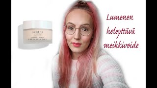 Lumene Instant Glow Fresh Skin Tint  sävyvoide  SUSBA TESTAA [upl. by Lenroc208]