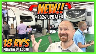 Previews for Tons of New 2024 RVs amp Features from Different Forest River Brands [upl. by Ilwain]