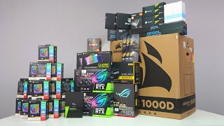 「BRO」4K Water Coolant PC Build  FIRST BLOOD🔪 CORSAIR 1000D With 34 Unit Fan 海盗船 1000D 1000D [upl. by Tegdig]