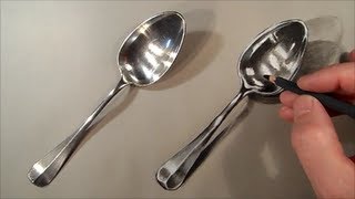 Realism Challenge 1 How to Draw Spoon  Cool Realistic Drawing [upl. by Lewls129]